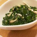 ねみねみ's cooksnap of when they made モロヘイヤささみ明太子.