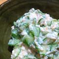 ちーまぐ's cooksnap of when they made 【絹ごし豆腐】きゅうりの白和え.