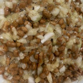 cookcook's cooksnap of when they made 我が家の定番*玉ねぎ納豆*.