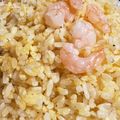albachan's cooksnap of when they made ☆フライパンでパラパラ☆ エビと卵の炒飯.