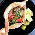 ひさかた's cooksnap of when they made 鱈、鮭のホイル焼き風.