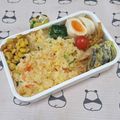 みかかめ's cooksnap of when they made 塩鮭で簡単　鮭炒飯　さけチャーハン.