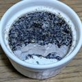 ちぇるしぃ。's cooksnap of when they made 黒ごまプリン 簡単すぎる！おいしすぎ！!.