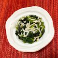 emiiem's cooksnap of when they made ほうれん草のしらすと海苔の和え物.