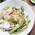 そらてんママ's cooksnap of when they made いんげんと春雨と豚肉の炒め煮.
