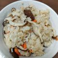 まん丸みかリン's cooksnap of when they made だしの素で簡単！しいたけの炊き込みご飯.