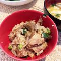 Satowana's cooksnap of when they made 簡単★鶏ごぼう 炊き込みご飯.
