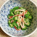 yukarin222's cooksnap of when they made 発酵食品「すし酢」で簡単！おくらの和え物.