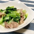 ☆のん☆☆'s cooksnap of when they made 豚肉とチンゲン菜の味噌炒め.