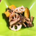 カヲリンゴ's cooksnap of when they made かぼちゃときのこのツナマヨソテー.