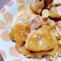 あきもみじ's cooksnap of when they made とりもも肉　ハニー味噌照り焼き.