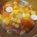 na_o♡'s cooksnap of when they made ズッキーニとベーコン・トマトの旨味スープ.