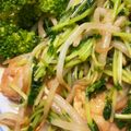 gumicook's cooksnap of when they made 鶏もも肉と豆苗の甘辛炒め.
