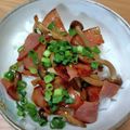 みぃくんのママ's cooksnap of when they made ベーコンとしめじのオイスターソース丼.