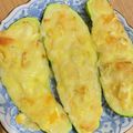 はる大ハム♡'s cooksnap of when they made 簡単♪まるごと茄子orズッキーニグラタン.