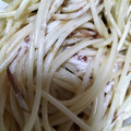 yikar1's cooksnap of when they made 和風マヨしょうゆパスタ♪.