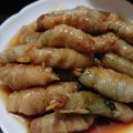 きのっぴぃ２号's cooksnap of when they made 新生姜の肉巻き 照焼き♪.