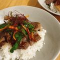 りえっくす♡'s cooksnap of when they made プルコギステーキ丼.