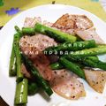 ひトみ's cooksnap of when they made アスパラとハム炒め.