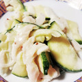 雨の匂い's cooksnap of when they made 夏☆ズッキーニとハムの粒マスマヨサラダ.