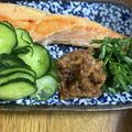 手抜きクック's cooksnap of when they made 鮭の塩焼き♡さっぱり大葉梅キューのせ♡.