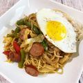 Truman08's cooksnap of when they made パスタ麺でカリッモチッ◎簡単日田焼きそば.
