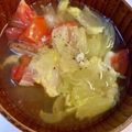 yu🐓's cooksnap of when they made さっぱり♡レタスとトマトのスープ.