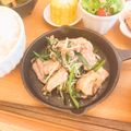 のんちごはん♡'s cooksnap of when they made 超簡単！鶏肉せせりのニラもやし炒め.