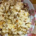 ☆yopipi's cooksnap of when they made 業務スーパーの「チャーハンの素」、激うま.