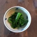 クックL8U9HI☆'s cooksnap of when they made 鶏ガラだしで簡単小松菜ソテー.
