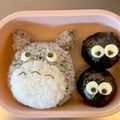 しょうちぐちゃん's cooksnap of when they made トトロおにぎり＊キャラ弁.