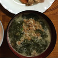 Ruriluru's cooksnap of when they made 簡単！あおさ海苔と納豆のお味噌汁.