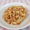 ペキのリリー's cooksnap of when they made ダイエットに！オートミールの納豆炒飯.