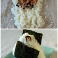 かっちゃん杉's cooksnap of when they made おにぎりの具材を真ん中に握る裏技！？.