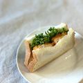 かっちゃん杉's cooksnap of when they made クリームコロッケでサンドイッチ.