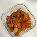 クックP8KGHH☆'s cooksnap of when they made 鶏肉とカブの韓国風煮.