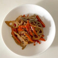 クックP8KGHH☆'s cooksnap of when they made れんこんとにんじんのきんぴら.