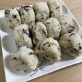 ふぅ＆かず's cooksnap of when they made 天かすと塩昆布のおにぎり.
