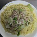 クック65TBHO☆'s cooksnap of when they made キャベツとツナ缶の簡単パスタ♪.