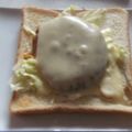 きらり流れ星's cooksnap of when they made 簡単〜♪チーズハンバーグトースト.