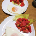 ﾋﾟﾛﾐ♡'s cooksnap of when they made 目玉焼きの作り方♥氷で油がはねない焼き方.