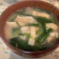 クック5NOFPV☆'s cooksnap of when they made ニラと油揚げの味噌汁.