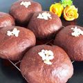 豆だいふく子's cooksnap of when they made ココアチョコぱん.