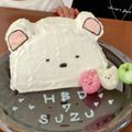 105♡'s cooksnap of when they made すみっコぐらし立体ケーキ(ハーフケーキ).
