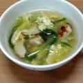 みぃくんのママ's cooksnap of when they made ＊チンゲン菜と竹輪のふわとろ卵スープ＊.