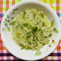 チェックのミニくま's cooksnap of when they made 簡単♡やさし～い♡めかぶとしらすのおじや.
