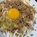 ☆chocola's cooksnap of when they made 肉味噌まぜうどん.