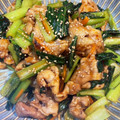 sAsAfuji's cooksnap of when they made お酒にも合う合う！豚と小松菜の韓国風炒め.
