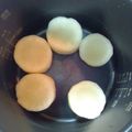 クック2O2RWD☆'s cooksnap of when they made 圧力鍋で簡単！【大根の下ゆで】.