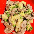 kose's cooksnap of when they made 牛じゃがニンニク醤油炒め.